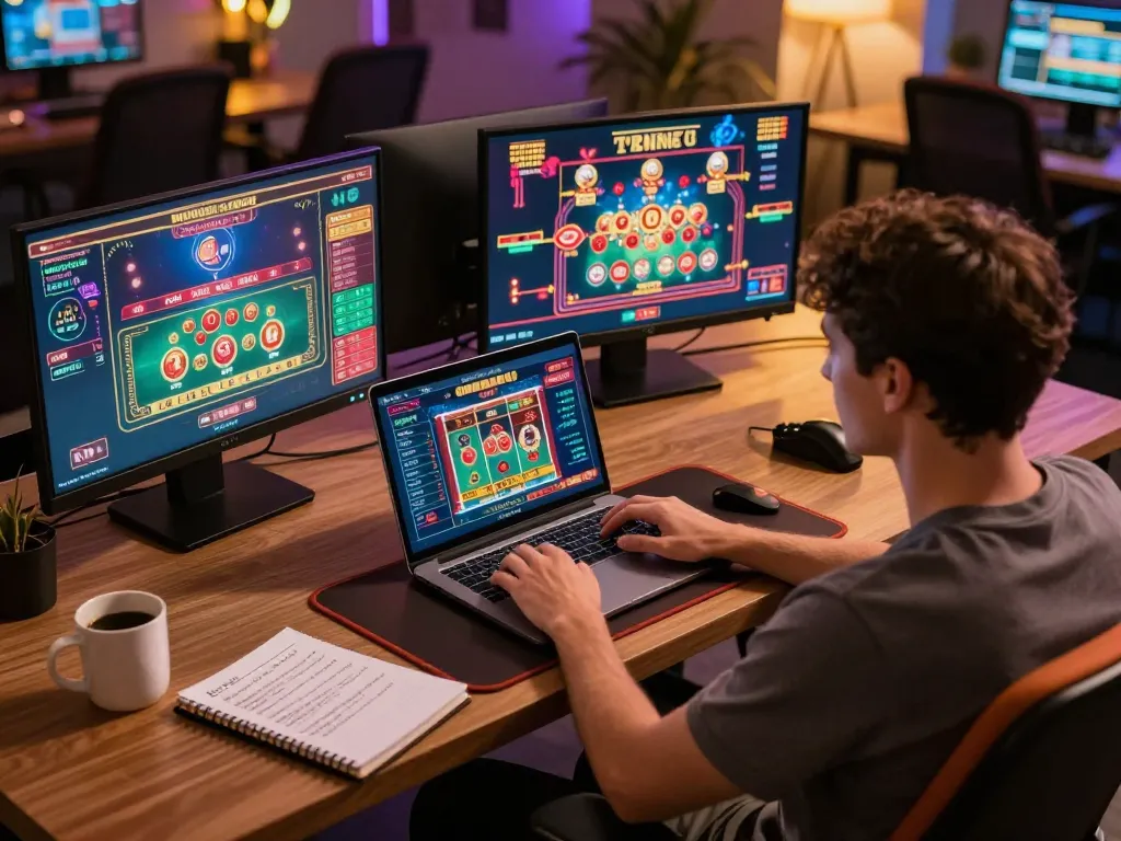 Engaging online gambling session at the cổng game Rikvip with strategic betting displayed on screen.