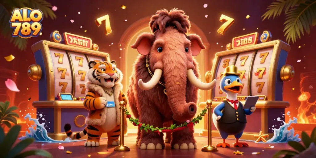 Check IDs at ALO 789 as characters enjoy a vibrant casino experience.