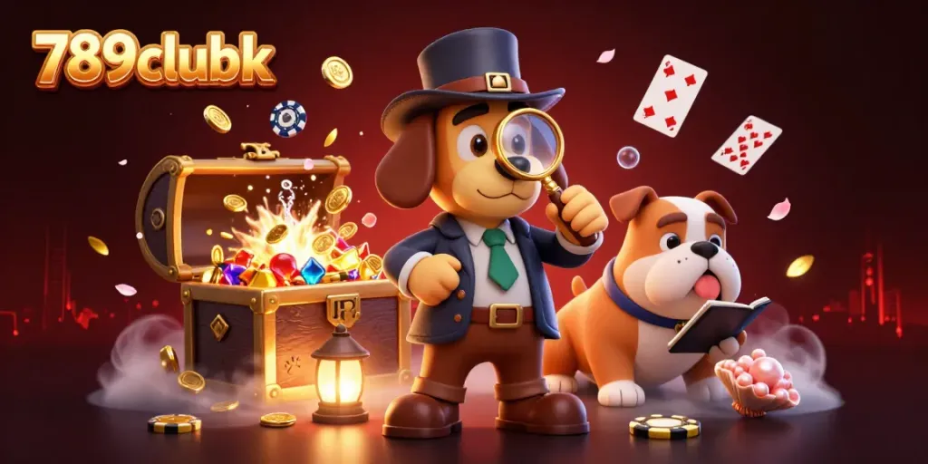 Explore winning strategies with 789clubk in this vibrant casino scene filled with treasures.