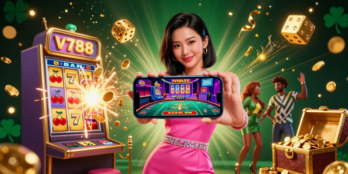 Spin and win big with v788's dynamic live dealer casino experience featuring high-energy visuals.