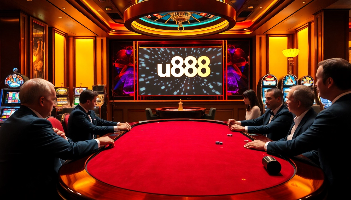Experience thrilling casino action with u888 poker, roulette, and slot games in luxury.