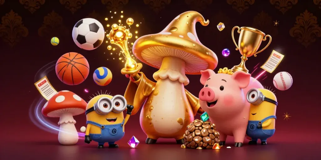 Experience U888's casino magic with golden wizard and treasure-seeking companions in a dynamic gaming scene.