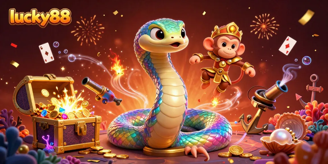 Experience big wins at lucky88 with vibrant games and exciting rewards in an engaging 3D scene.