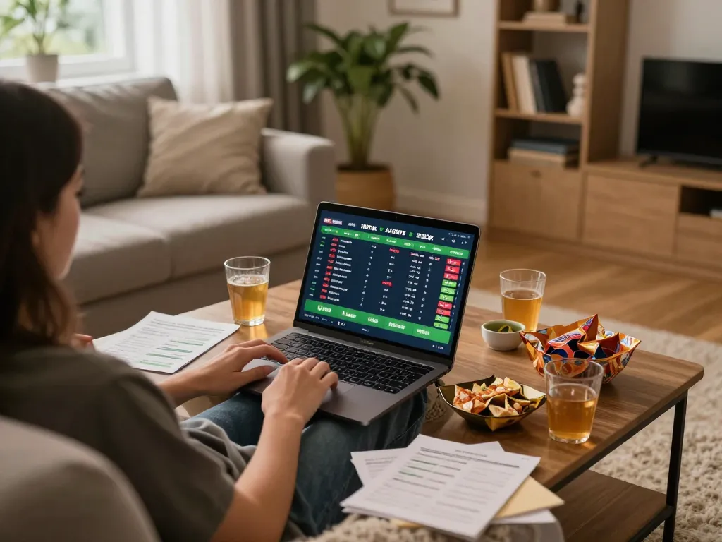 Engaging with live betting on 11win2 from a cozy home setup, ensuring responsible gaming.