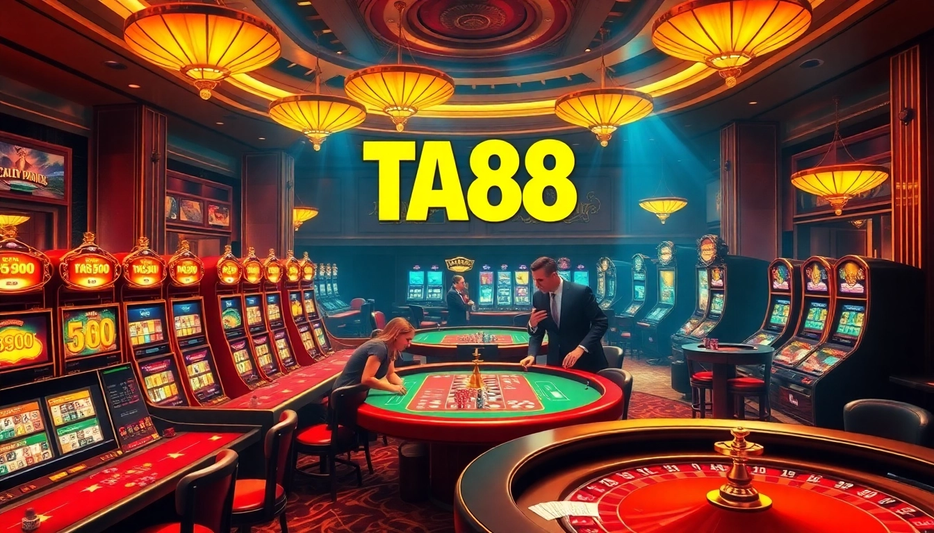 Experience thrilling moments at TA88 with exciting casino games and vibrant atmosphere.