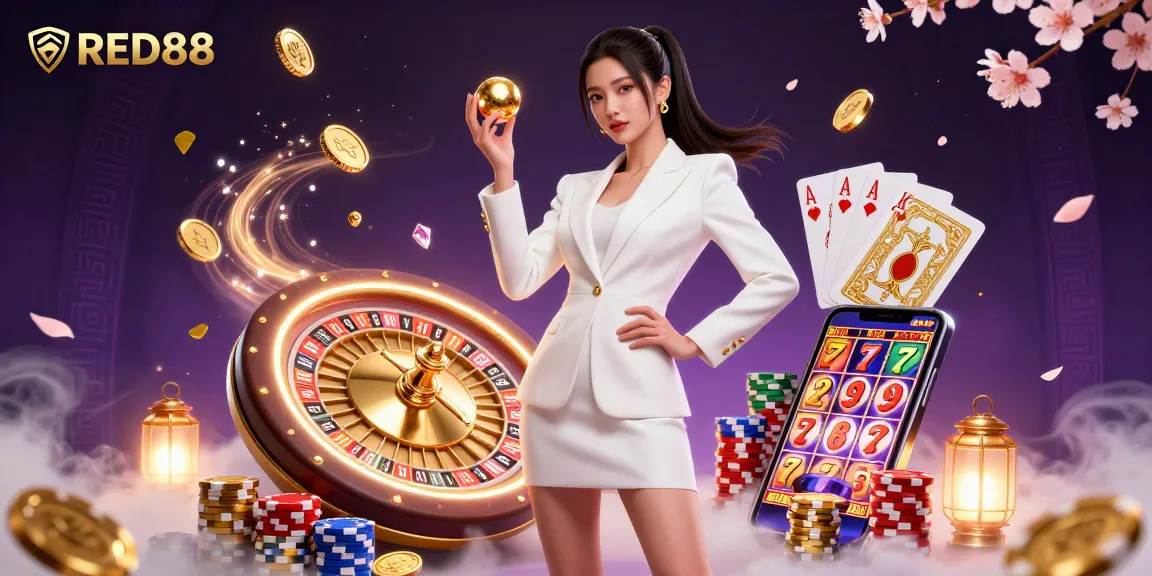 Engage with RED88's vibrant casino experience featuring dynamic game elements and stunning visuals.
