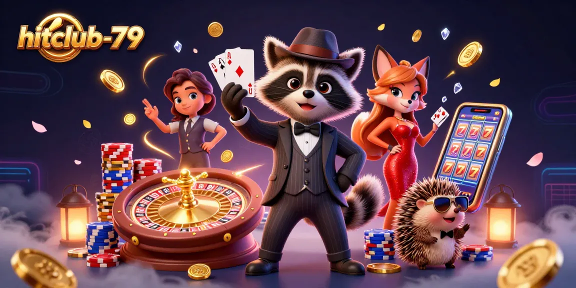 Experience thrilling gameplay at hitclub-79 with a vibrant casino scene showcasing exciting game elements.