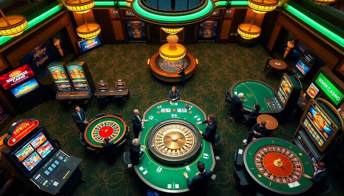 Engaging players enjoying the thrilling experiences at 99WIN Casino's vibrant online gaming platform.