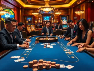 Exciting gameplay at trang chủ gg88 with professional croupiers and glamorous casino elements.