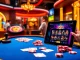 Engaging players at LUCK 8 experience thrilling casino games in a vibrant setting.