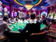 Exciting casino scene with poker players and vibrant elements showcasing NK88 gaming.