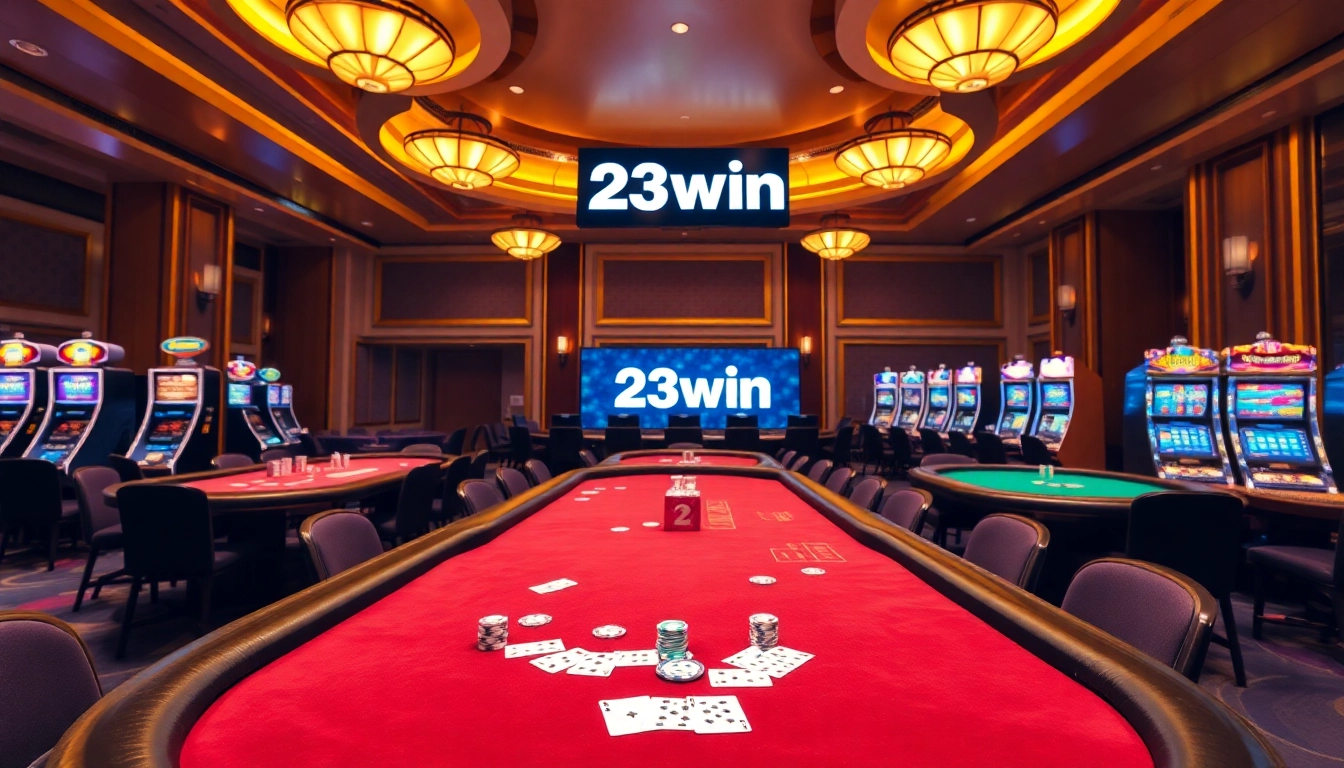 Experience the excitement of gambling at 23win with vibrant casino tables and thrilling games.
