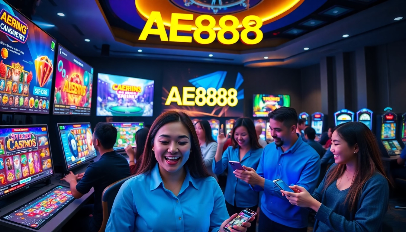 Experience AE888 chính thức, a premier online gaming platform with dynamic graphics and engaging gameplay.