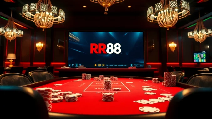 Experience the excitement of RR88 trang chủ with dynamic online gaming at the poker table.