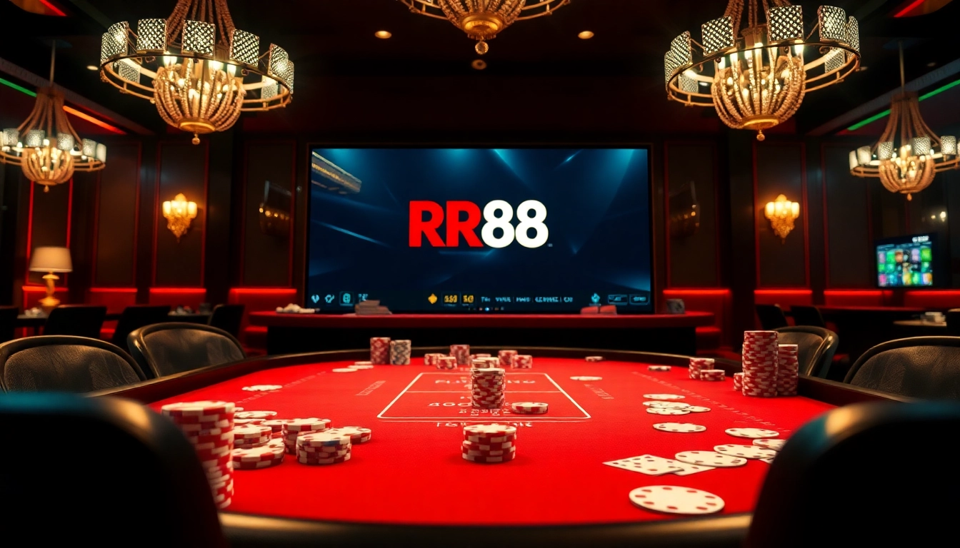 Experience the excitement of RR88 trang chủ with dynamic online gaming at the poker table.