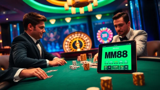 Experience the excitement of winning at MM88 with a high-stakes poker game surrounded by luxury and strategy.