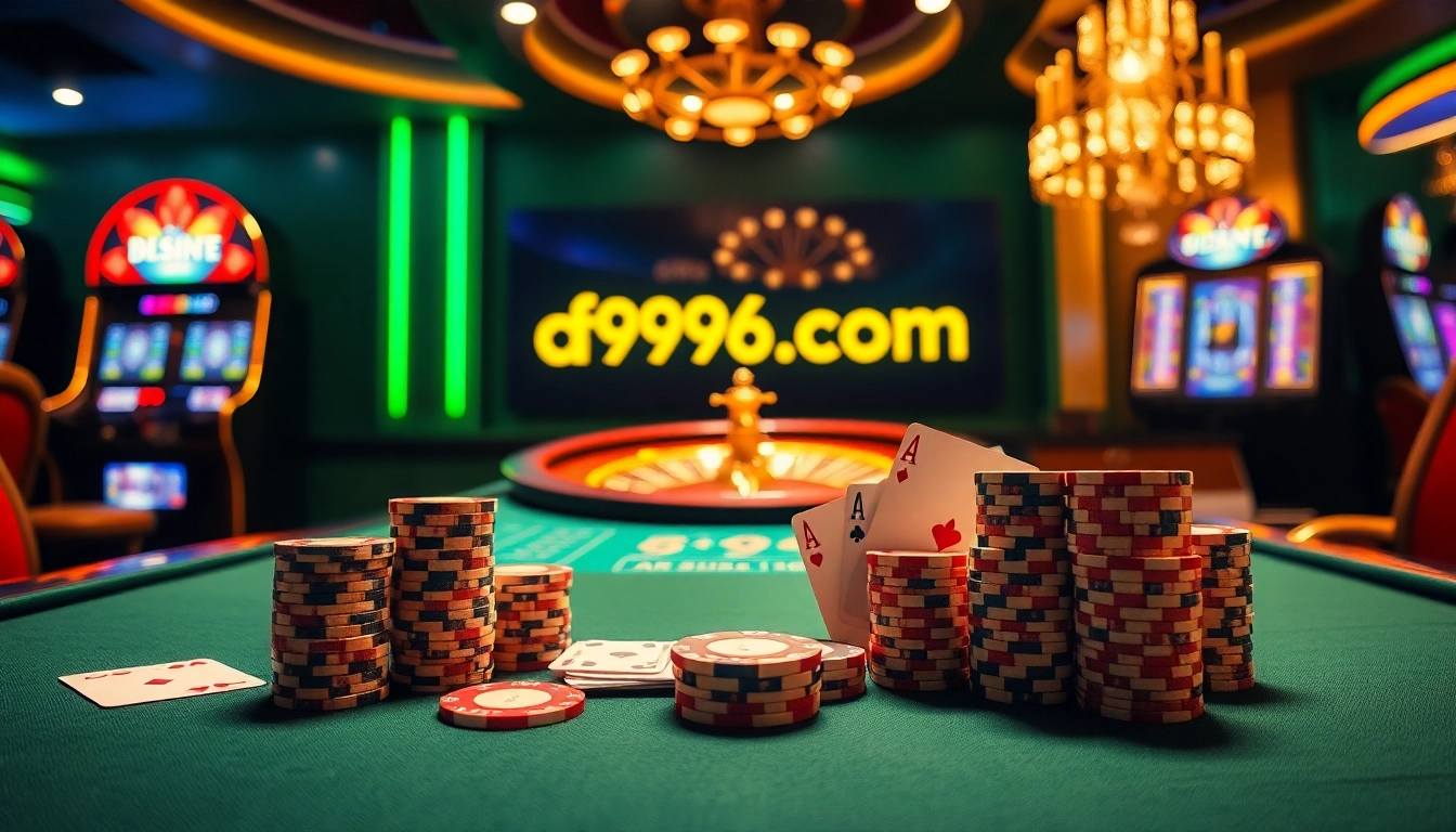 Experience high-stakes action at df9996 com with professional poker tables and vibrant casino games.