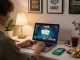 Engaging in tx88 online poker with chips and cards during a cozy home gaming session.