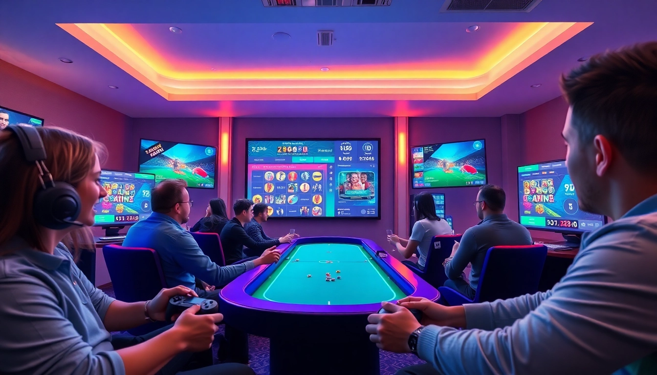 Engaging gaming scene reflecting the user experience at https://goal123.work/ with vibrant visuals and professional interfaces.
