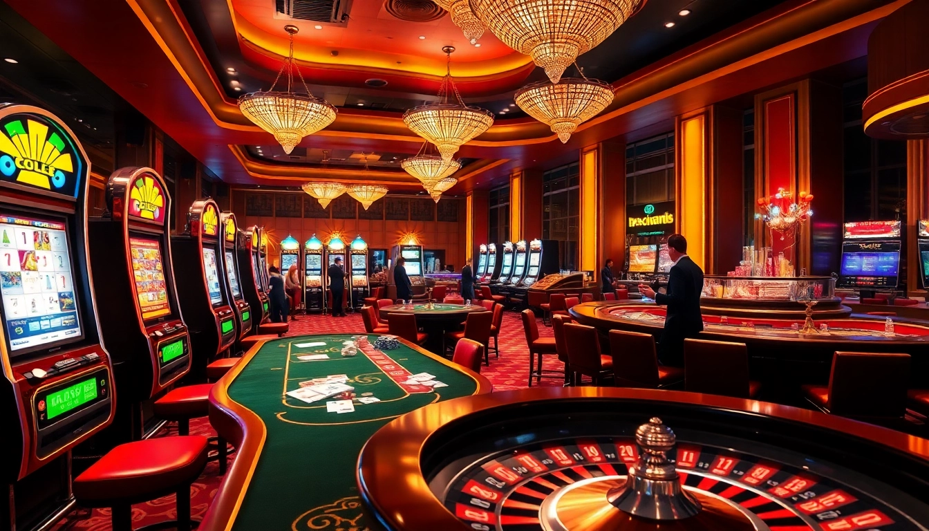 Experience the thrill of gambling at https://du88.cx/ with vibrant casino tables, exciting games, and elegant decor.