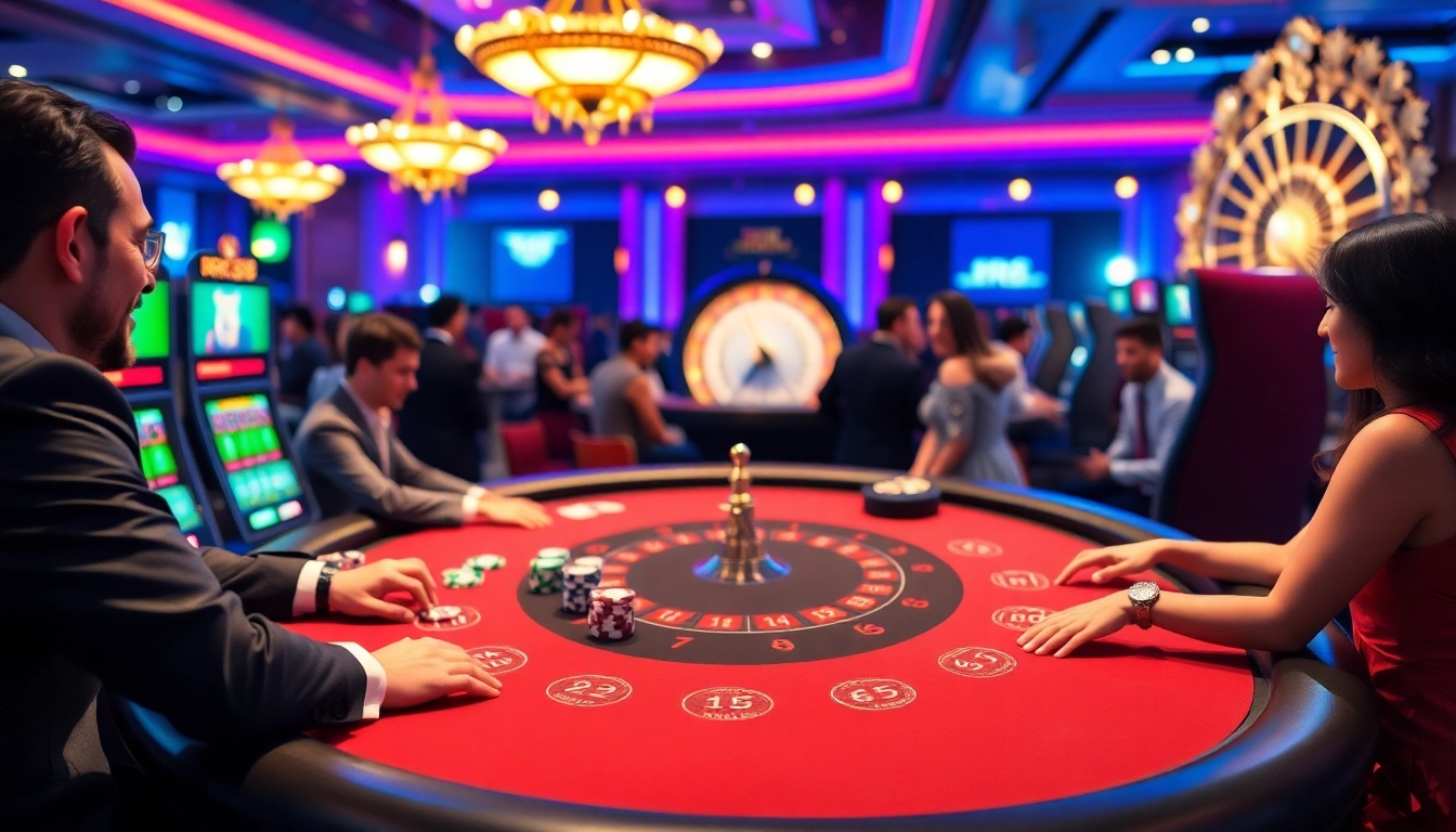 Experience the thrill of gambling at RR88 with engaging blackjack tables and slot machines.