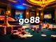 Players engaging with the exciting atmosphere of go 88 at a vibrant casino table with cards and chips.