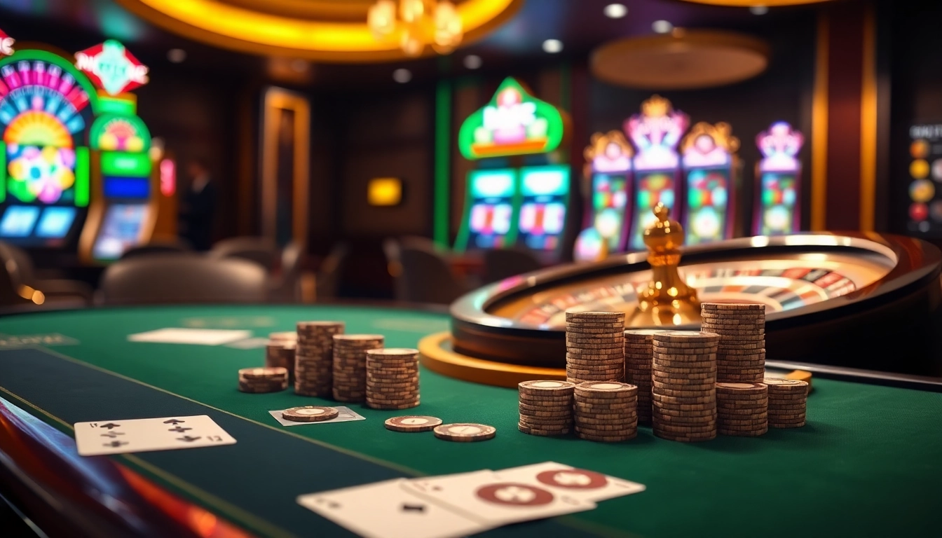 Engaged players at a luxurious poker table in TG88 com casino, showcasing excitement and high stakes.