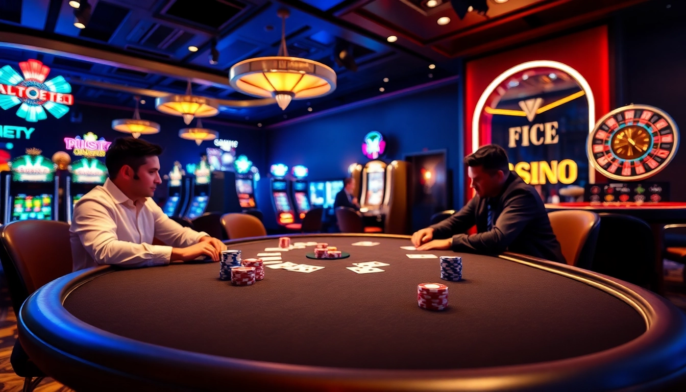 Experience the excitement of high-stakes poker and luxury at TG88 com's vibrant casino setting.