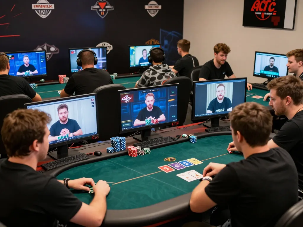 Engaged players in an online poker tournament showcasing the tx88at platform's exciting features and vibrant gameplay
