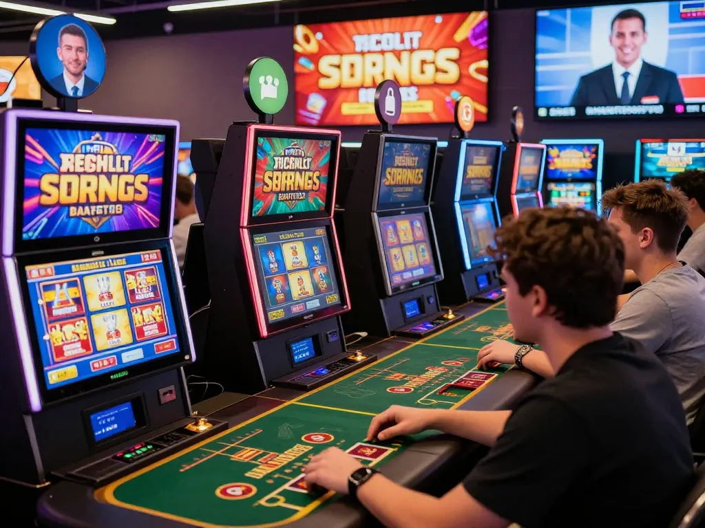 Exciting online gaming scene at o8.delivery with players engaged in thrilling casino games and bonuses.