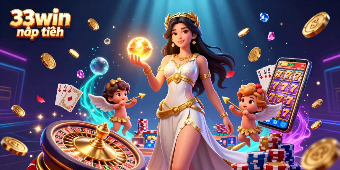 Experience thrilling games with 33win nạp tiền, featuring vibrant casino elements and captivating visuals.