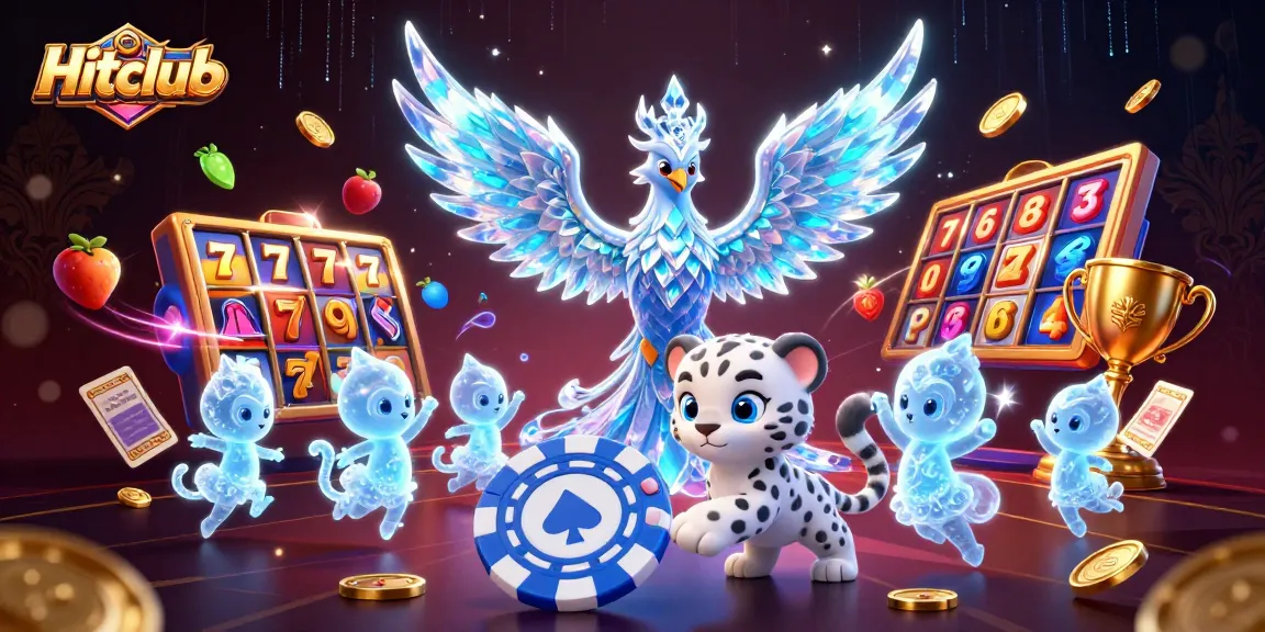 Hitclub offers top-tier online gambling, showcasing vibrant slots and engaging characters in dynamic action.