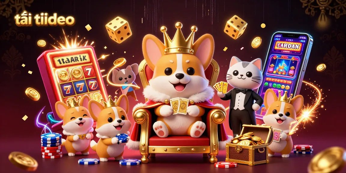 Experience tải video tiktok with fast downloads, featuring corgis in a vibrant casino world.