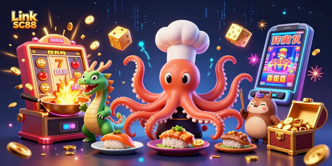 Engage with Link SC88's thrilling slots and casino action featuring vibrant characters and epic wins.