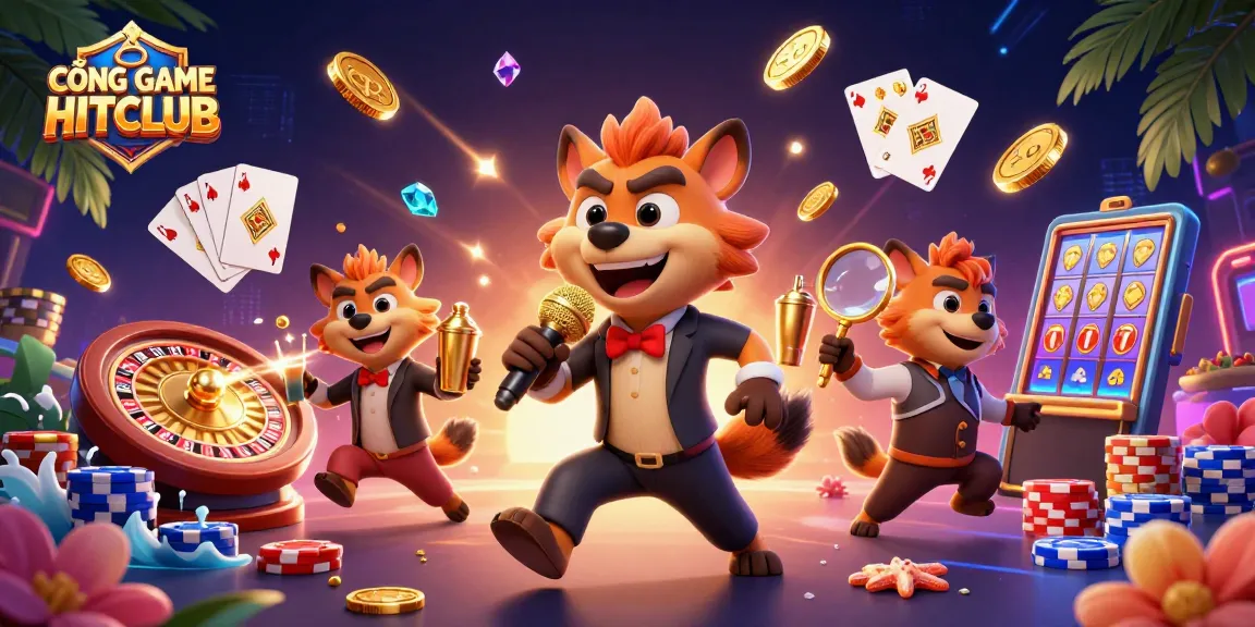 CỔNG GAME HITCLUB welcomes you to enjoy a vibrant casino atmosphere with exciting games, laughter, and fun!