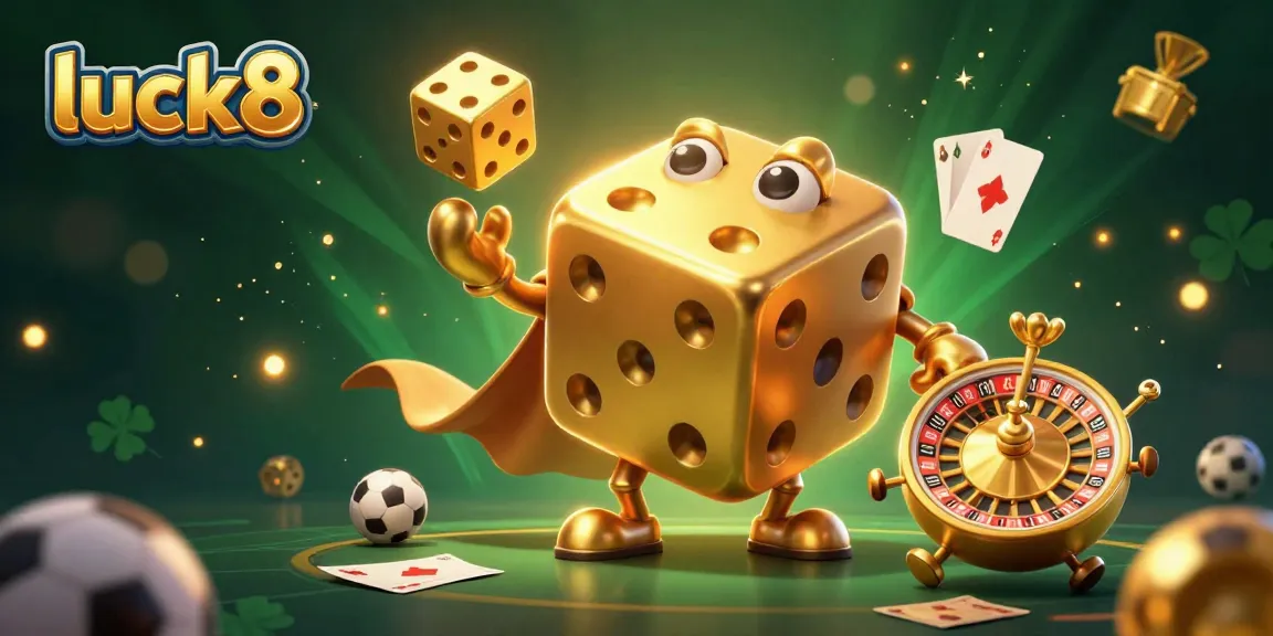 Experience high-stakes sports betting action with luck8’s energetic scene showcasing unique characters.